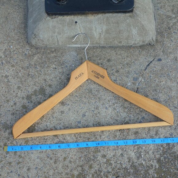 Plaza Athenee Paris Wood Hanger - Picture 5 of 8